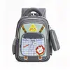 Mochila escolar transfronteriza 2026 para estudiantes de primaria, bolsa de caparazón duro 3D de 16 pulgadas, set de dos piezas de conejo de dibujos animados con estuche