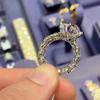 Anel da Moda Elegante Zircônia Marquise Venda Transfronteiriça Cao Shi Fornecimento Direto de Fábrica de Joias Populares Anel Feminino