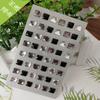 Acessórios para Telefone de Brinquedo Quadrado em Formato de Tartaruga 8mm para Crianças Álbum de Fotos DIY Adesivos de Strass Acrílico Maquiagem