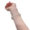 Tiktok Venta Caliente Transfronteriza Ágata Natural Barra Redonda Barra de Belleza Pulsera Pulsera de Jade Ágata Luna Blanca Caja de Regalo