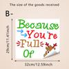 Pegatinas de Bolas de Navidad Coloridas Letras de Corona de Navidad Slogans para Baño Decoración Festiva Pegatinas para Inodoro