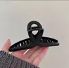 Presilha de Agarre Vintage Fosca para Mulheres Presilha Tubarão Ins Grampo de Cabelo Acrílico Grampo Simples para Cabelo de Rabo de Cavalo Alto Feminino
