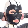 Máscara de Látex Caucho Erotico Cabezal de Látex Máscara de Látex con Cremallera Máscara Facial Cosplay Halloween Cabeza