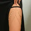 Ropa Zhuru Joyería Transfronteriza Europea y Americana Colgante de Mariposa Borla Hueca Accesorios Sexy para Pierna de Chica Caliente H0030