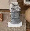 Meias com Laço de Renda Estilo Japonês Menina Lolita Meias de Malha Felpuda Brancas Outono e Inverno Meias de Cano Médio com Renda JK