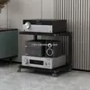 Rack para Amplificador, Soporte para Amplificador de Tubos, Gabinete de Audio Móvil, Reproductor de CD para Audiófilos, Rack de Almacenamiento para Equipos de Mezcla