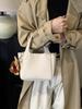 Bolsa Texturizada Feminina 2025 Verão Moderna Retrô Casual Bolsa de Ombro Transversal para Trabalho Bolsa Balde