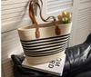 Bolsa de Cuerda de Algodón Bolsa Tejida de Paja Cuerda de Algodón Bolso de Mano de Cuerda de Algodón Bolso de Hombro Bolso de Playa Hueco Bolso Tote Bolsa Tejida Arcoíris