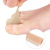 Funda para dedo del pie de fibra de nailon adhesiva de un solo lado, abertura de funda para dedo del pie SEBS recortable, pie antirozaduras, funda para dedo del pie antirozaduras
