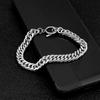 Suministro del Fabricante de Collares y Pulseras de Cuatro Caras, Collares Largos Elegantes para Hombre, Pulseras y Collares Versátiles de Grado al por Mayor