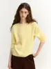Suéter de Punto Suave como la Nube, de Peso Pesado, Seda Cepillada, Cuello Redondo, Manga Larga para Mujer, 26 Suéter Pulóver de Color Sólido Otoño/Invierno