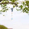 5D1pc Pintura de Piedras Diamante Captura Paisaje Patrón Colibrí Manualidades de Carrillón de Viento DIY Pintura Diamante Acrílica de Doble Cara