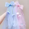 Horquilla de Velos de Moño de Cinta de Ensueño para Niñas, Accesorio de Peinado Prop para Sesión de Fotos de Cumpleaños Super Hada