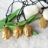Collar Colgante Cabeza de Buda Grande Tathagata Cadena de Caballa Vietnamita Tienda de Oro Igual en Línea Celebrante Suministro de Joyería en Vivo