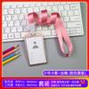 Funda de tarjeta de trabajo de aleación de aluminio con cordón para tarjeta de identificación de doble cara, funda de tarjeta de trabajo del fabricante, funda de tarjeta de certificado