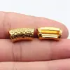 20X10X8.5Mm 3.1g Multicolores DIY Aleación Colgante Accesorios Patrón Piel de Serpiente Tubo Curvo Agujero Grande Cuentas