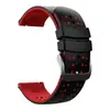Adequado para Huawei Gt6 Samsung S3 Garmin Xiaomi Suunto Smart Watch Pulseira de Silicone Bicolor Gypsophila 22mm