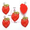 Accesorios de joyería de resina de fruta artificial Adornos colgantes Llavero DIY hecho a mano Pendientes Pendientes Accesorios para el cabello Accesorios W342