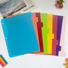 Separador de Páginas con Índice a Color de 48 Páginas para Clasificación y Gestión de Contenido, Folleto Auxiliar de Páginas Internas, Accesorios, Páginas Separadoras de PP