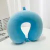Almohada de Espuma Viscoelástica en Forma de U al por Mayor Transfronterizo Oficina Hora de Almuerzo Dormir de Lado Almohada para el Cuello Avión Tren Almacenamiento Almohada para la Columna Cervical