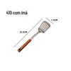 Conjunto de Utensílios de Cozinha com Cabo de Madeira Colher Escumadeira, Espátula, Concha de Sopa, Espátula para Fritura, Utensílios Domésticos de Cozinha, Espátula e Colher para Cozinhar Conjunto de Cinco Peças