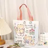 Bolsa de Lona Portátil Engrosada Bolsa Tote Personalizada con Logo Bolsa de Regalo para Jardín de Infancia Bolsa de Regalo de Cumpleaños para Niños Estudiante