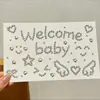 Adesivos criativos de letras vazadas com strass, adesivos decorativos de coração e estrela para o rosto, adesivos de strass para maquiagem de aniversário