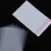 Bolsa de Embalaje para Ropa Bolsillo de Solapa Plana Fabricante de Pantalones Bolsa de Plástico Lista para Usar Embalaje Autoadhesivo Bolsa de Plástico Transparente Autoadhesiva Opp