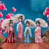 Hanfu Chicas ins Paraguas Gege Yan Ruyu Corazón de Niña Hecho a Mano Lindo Chicas Creativo Escritorio Regalo Mayoreo