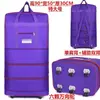 Bolsa de Envio para Aviação Grande Capacidade Bolsa de Viagem Bolsa de Bagagem Dobrável para Mulheres Bolsa de Viagem para Mudança com Rodas