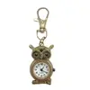 Reloj de Bolsillo Retro Nuevo Búho al por Mayor Personalizado Creativo Reloj de Cuarzo Estudiantes Hombres y Mujeres Versión Coreana Reloj Lindo Reloj de Colgar