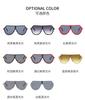 GLAZZY productos de fábrica nuevos gafas de sol de montura grande conjoined tendencia europea y americana fabricantes de gafas de sol para hombre y mujer Gafas de sol FF 2012