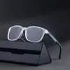 Novos Óculos de Sol Polarizados com Armação Quadrada da Moda para Homens, Estilosos e Modernos, Versáteis para Dirigir ao Ar Livre, Óculos de Sol com Proteção Solar para Homens, Transfronteiriço