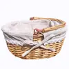Cesta de Almacenamiento Nueva de Sauce, Cesta Portátil, Cesta de Regalo, Cesta de Flores, Cesta de Regalo, Cesta de Frutas para Picnic, Cesta de Almacenamiento al por Mayor