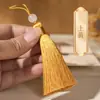 Borla Pequeña de 8 cm Flecos Material Hecho a Mano para DIY Estilo Antiguo Bolsita de Aromas Abanico Pasador Marcapáginas Colgante para Ropa Decoración de Borla