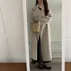 Abrigo de Lana de Estilo Nuevo para Invierno 2026 con un Chic Estilo Coreano, Moderno para Mujeres Petite, Abrigo de Lana Estilo Hepburn para Mujeres