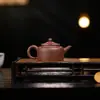 Juego de Tetera de Arcilla Púrpura Yixing al por mayor, Tetera Dezhong Semi-Hecha a Mano de Arcilla Púrpura Mineral Original, Tetera de Arcilla Púrpura de Pequeña Capacidad para Uso en Casa