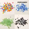 Contas de Ábaco, Contas Espaçadoras de Vidro Colorido com Furo Reto, Pulseira, Colar, Pingente de Carro, Acessórios de Joias Artesanais Multicor, Decoração com Contas de Material
