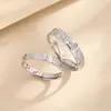 Nuevo Anillo de Pareja con Letrero Superior Retro Estilo Chino Plata Esterlina S925 Anillo de Moda Nacional Anillo con Sentido de Diseño de Nicho