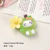 Accesorios de Resina DIY de Dibujos Animados, Flor Brillante Gato Pegamento Cremoso Pinzas para el Cabello, Funda de Teléfono Hebilla de Zapato Colgante Llavero