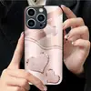 Aplicável ao Vidro Temperado para Apple 18PRO Capa 17PROMAX Linha de Diamante Capa Protetora iPhone16 Coração 17E