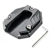 Almohadilla para Caballete Lateral de Vehículo Eléctrico, Cubierta Protectora para Base de Caballete de Motocicleta, Almohadilla Ampliada Antideslizante de Aleación de Aluminio para Patinete Eléctrico