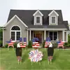 2023 Nova Decoração de Jardim Plug-in para o Dia da Independência Plug-in Ecológico Não Tóxico Placa Decorativa Conjunto de Layout de Cartão Plug-in