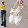 Nuevas Zapatillas Blancas de Otoño 2025 para Mujer, Estilo Coreano Ins Casual Deportivas Versátiles para Estudiantes Femeninas, Estilo Callejero Y201