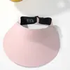 Sombrero de sol Ruiya para mujer, ala ancha, protección solar UV de verano, sombrero de sol de ala ancha con parte superior abierta, gorra de sol
