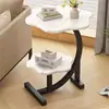 Mesa auxiliar floral para el hogar, independiente, móvil, para sala de estar, al lado del sofá, dormitorio, balcón, mesa de café simple para el ocio