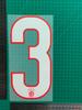 Pacote de Grupo A Camisa Titular Benfica Liga dos Campeões 24-25 Numeração de Letra e Número Estampagem Térmica
