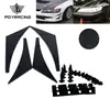 Acessórios para modificação de carro fibra de carbono universal para modificação de carro faca de ar acessórios de guia frontal decoração universal para carro