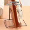 Estante para Tabla de Cortar de Acero Inoxidable para el Hogar Estante para Tapas de Ollas de Cocina Estante para Cuchillos de Tabla de Cortar Estante de Almacenamiento en Encimera Estante de Drenaje para Tablas Pegajosas y Tablas de Cortar