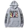 Tamanho europeu e americano TAYLOR SWIFT moletom casual com capuz masculino e feminino hip hop jaqueta suéter esportiva tamanho europeu